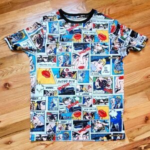 Oh Snap! by Drill Clothing Comics Graphic T Shirt Mens Small